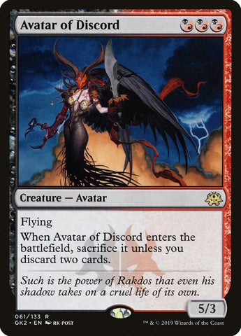 Avatar of Discord [Ravnica Allegiance Guild Kit]