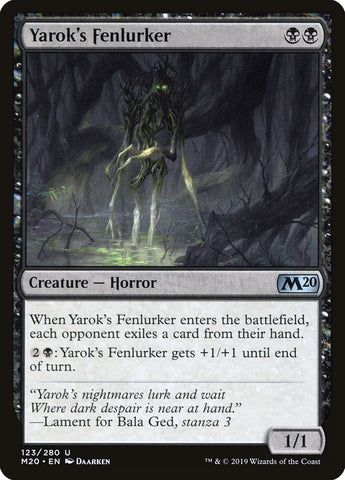 Yarok's Fenlurker [Core Set 2020]