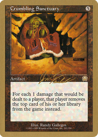 Crumbling Sanctuary (Jon Finkel) [World Championship Decks 2000]