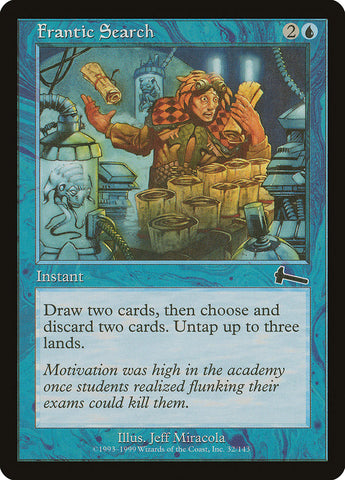 Frantic Search [Urza's Legacy]