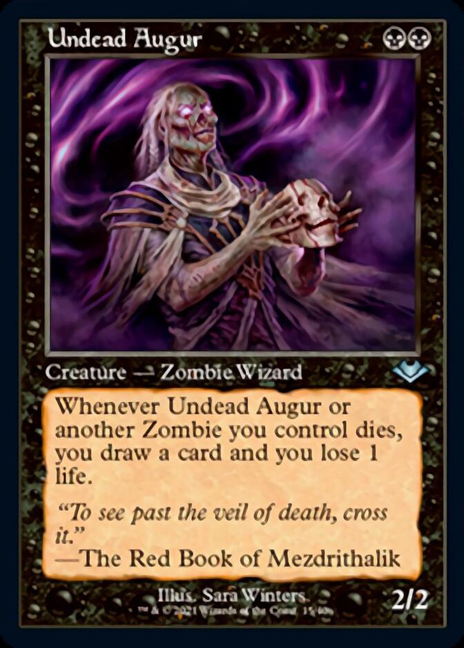 Undead Augur (Retro Foil Etched) [Modern Horizons]