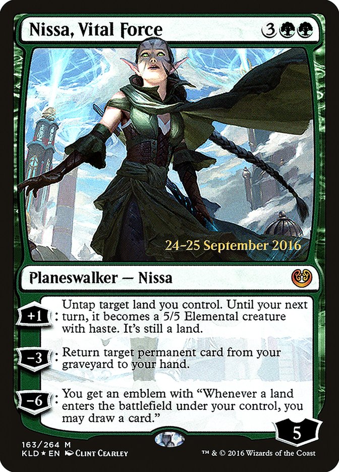 Nissa, Vital Force [Kaladesh Prerelease Promos]