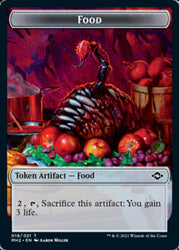 Bird // Food (18) Double-Sided Token [Modern Horizons 2 Tokens]