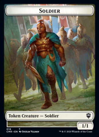 Cat // Soldier Double-Sided Token [Commander Legends Tokens]