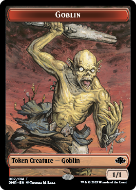 Goblin // Bird Double-Sided Token [Dominaria Remastered Tokens]