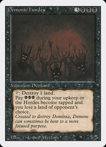 Demonic Hordes [Revised Edition]