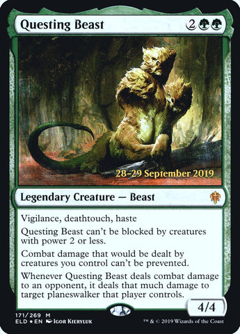 Questing Beast [Throne of Eldraine Prerelease Promos]