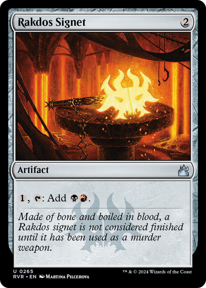 Rakdos Signet [Ravnica Remastered]