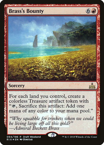 Brass's Bounty (Draft Weekend) [Rivals of Ixalan Promos]