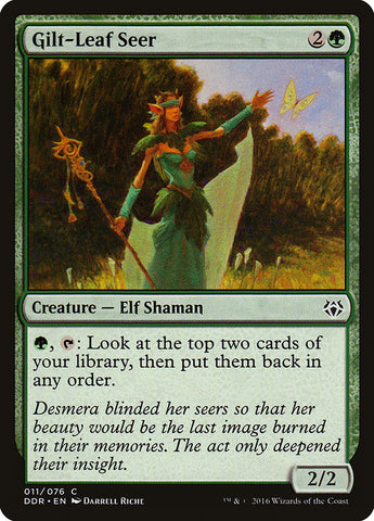 Gilt-Leaf Seer [Duel Decks: Nissa vs. Ob Nixilis]