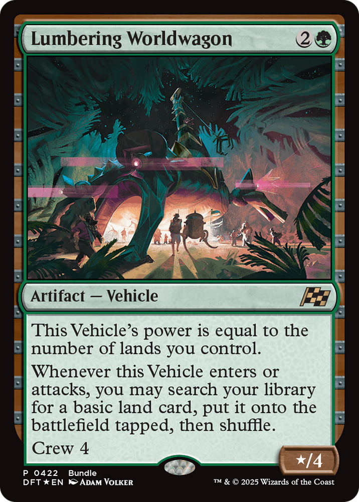 Lumbering Worldwagon (Bundle) [Aetherdrift Promos]