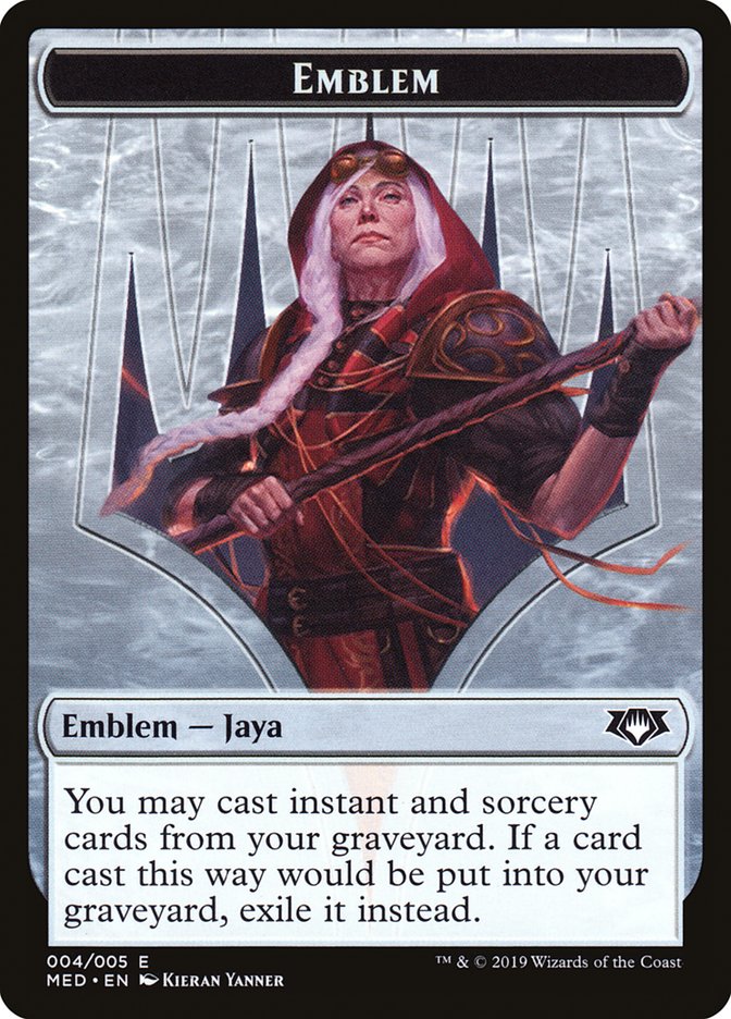 Jaya Ballard Emblem [Mythic Edition Tokens]