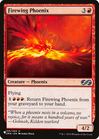 Firewing Phoenix [The List]