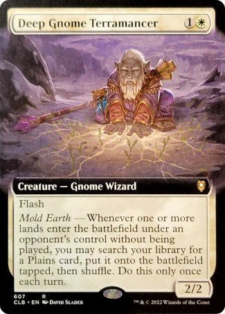 Deep Gnome Terramancer (Extended Art) [Commander Legends: Battle for Baldur's Gate]