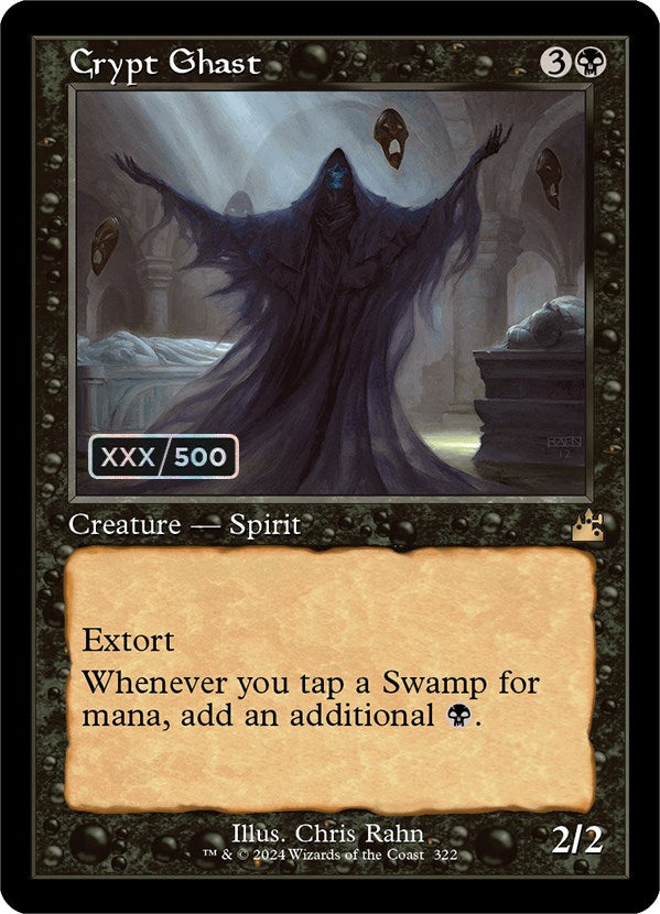 Crypt Ghast (Retro) (Serialized) [Ravnica Remastered]