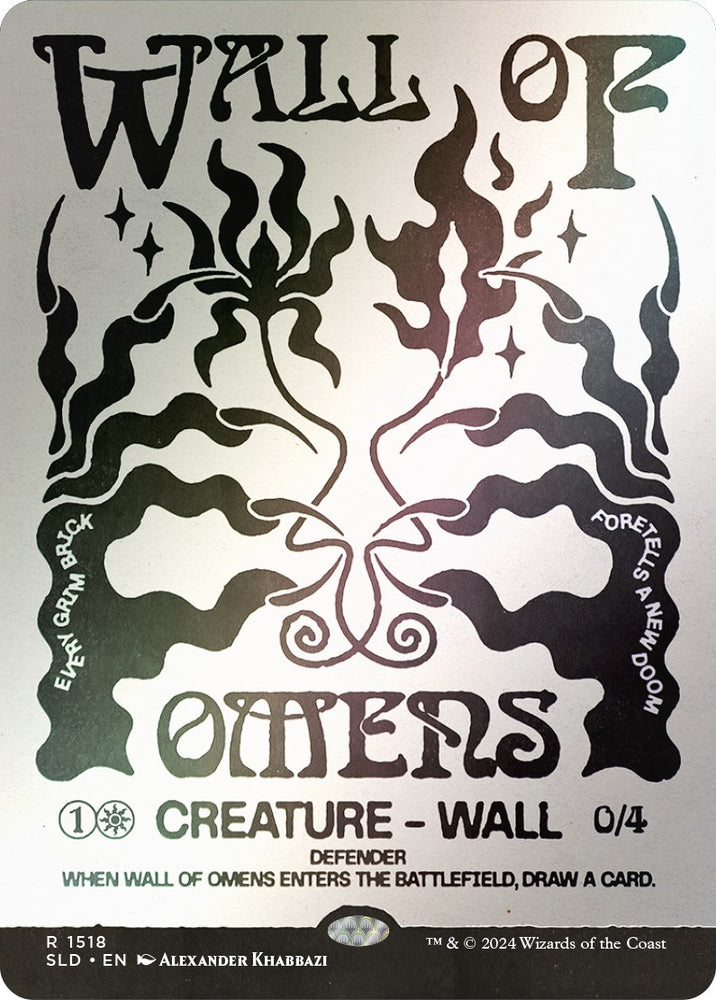 Wall of Omens (Rainbow Foil) [Secret Lair Drop Series]