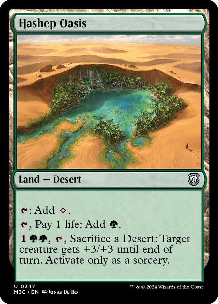 Hashep Oasis [Modern Horizons 3 Commander]