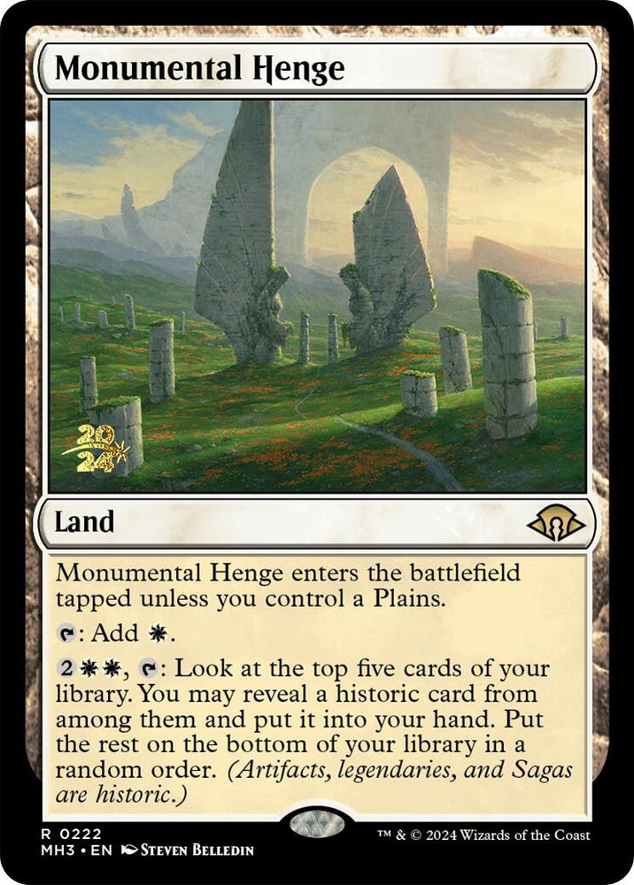 Monumental Henge [Modern Horizons 3 Prerelease Promos]