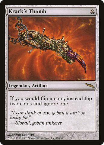 Krark's Thumb [Mirrodin]