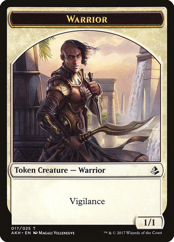 Snake // Warrior Double-Sided Token [Hour of Devastation Tokens]