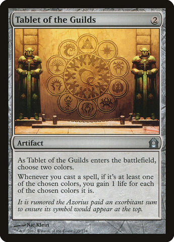 Tablet of the Guilds [Return to Ravnica]