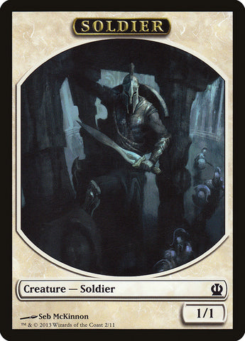 Soldier Token (2/11) [Theros Tokens]