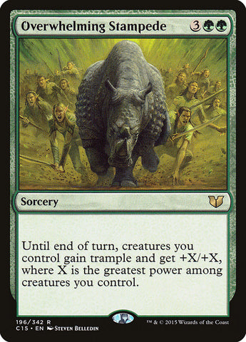 Overwhelming Stampede [Commander 2015]