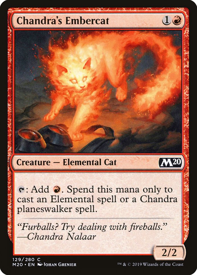 Chandra's Embercat [Core Set 2020]