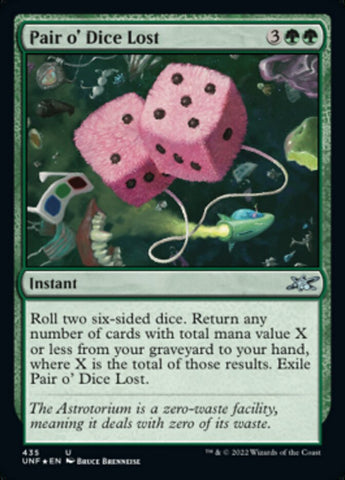 Pair o' Dice Lost (Galaxy Foil) [Unfinity]