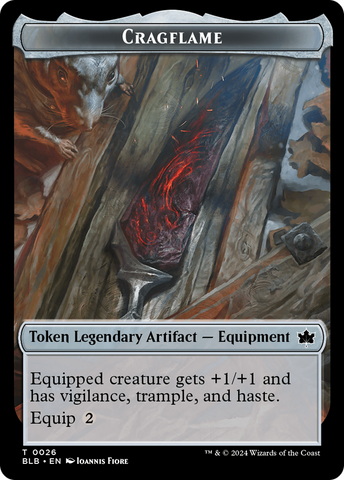 Cragflame Token [Bloomburrow Tokens]