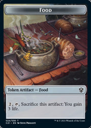 Food // Saproling Double-Sided Token [Commander 2021 Tokens]