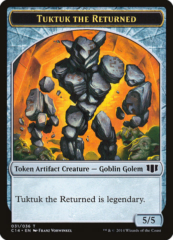 Daretti, Scrap Savant Emblem // Tuktuk the Returned Double-Sided Token [Commander 2014 Tokens]