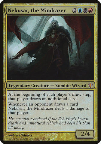 Nekusar, the Mindrazer (Oversized) [Commander 2013 Oversized]