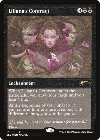 Liliana's Contract (Foil Etched) [Secret Lair Drop Series]