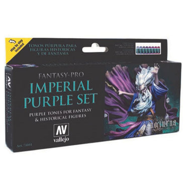 Fantasy-Pro: Imperial Purple Model & Miniatures Paint Set (8)