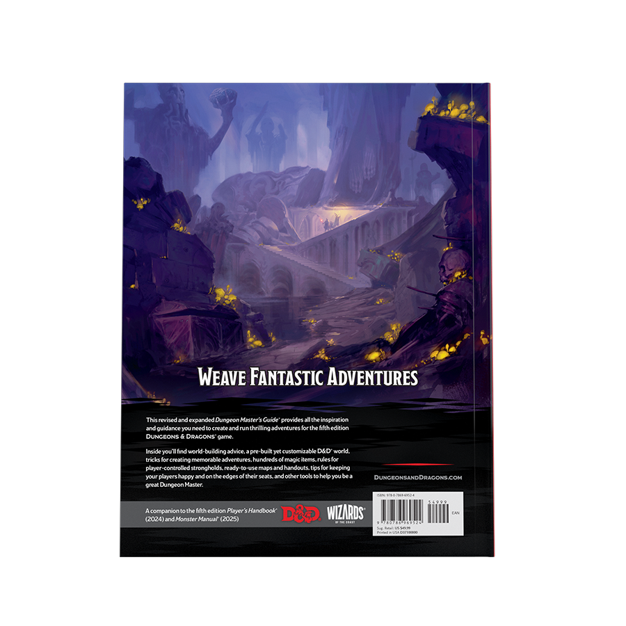D&D 5E RPG: Dungeon Master's Guide (2024) (Standard Cover)