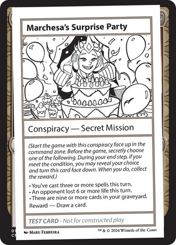 Marchesa's Surprise Party [Mystery Booster 2 Playtest Cards]