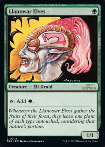 Llanowar Elves [30th Anniversary Edition]