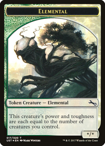 Elemental // Elemental Double-Sided Token (017/020) [Unstable Tokens]