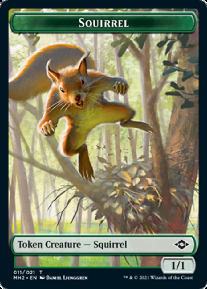 Insect // Squirrel Double-Sided Token [Modern Horizons 2 Tokens]