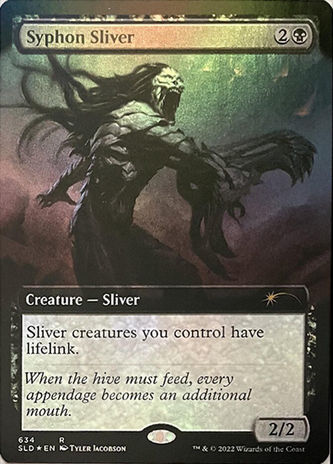 Syphon Sliver (Extended Art) [Secret Lair Drop Promos]