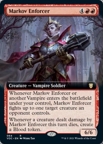 Markov Enforcer (Extended Art) [Innistrad: Crimson Vow Commander]