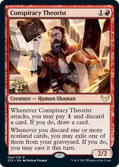 Conspiracy Theorist [Strixhaven: School of Mages Prerelease Promos]