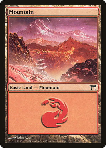 Mountain (299) [Champions of Kamigawa]