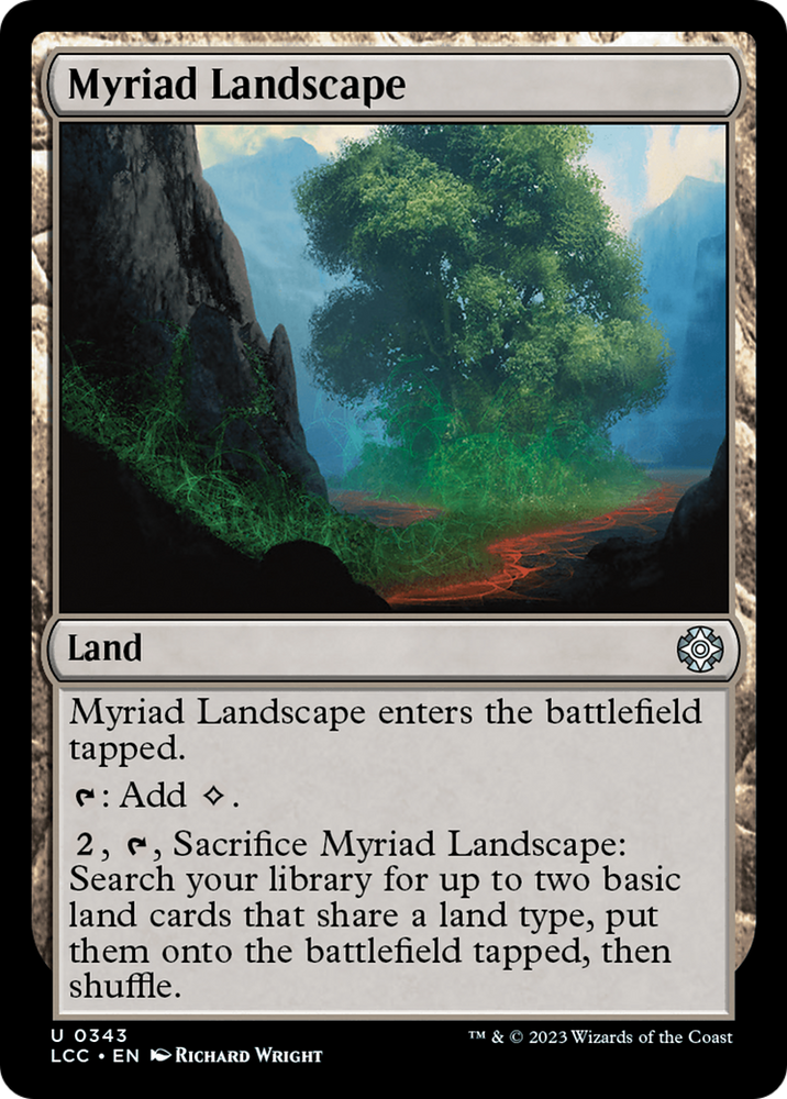 Myriad Landscape [The Lost Caverns of Ixalan Commander]