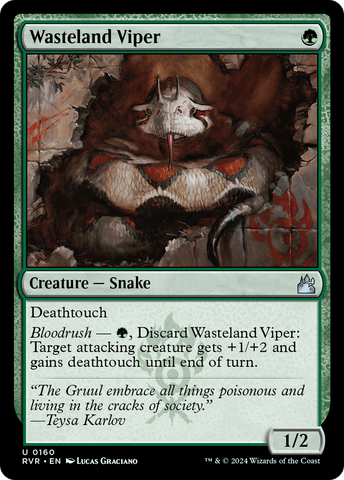 Wasteland Viper [Ravnica Remastered]