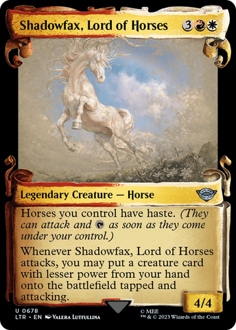 Shadowfax, Lord of Horses [The Lord of the Rings: Tales of Middle-Earth Showcase Scrolls]