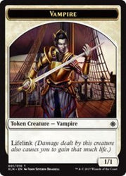 Vampire // Treasure Double-Sided Token [Ixalan Tokens]