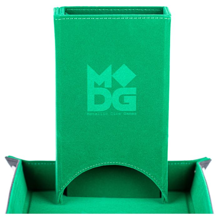 Fold Up Velvet Dice Tower