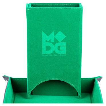 Fold Up Velvet Dice Tower